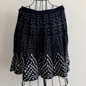 Grace Elements Black and White A-line Skirt